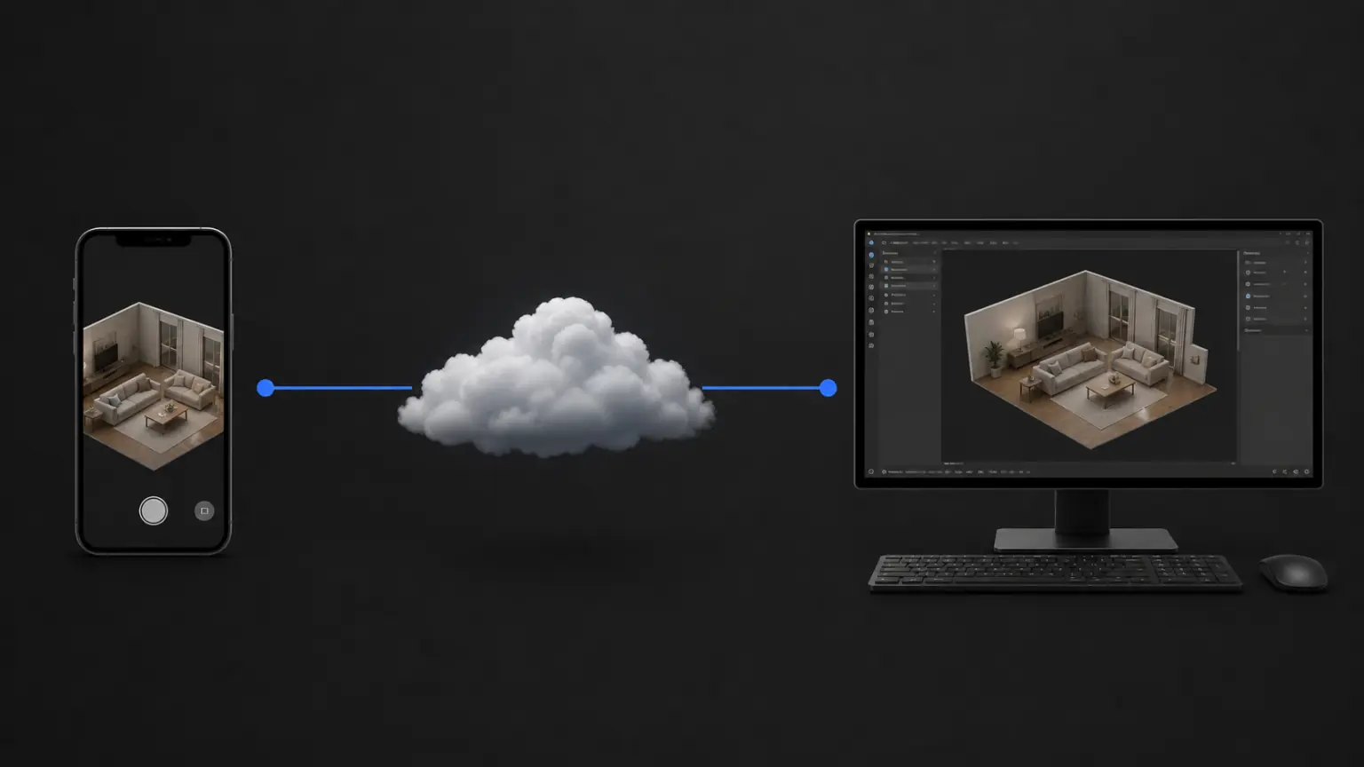 Device-to-cloud workflow instructions