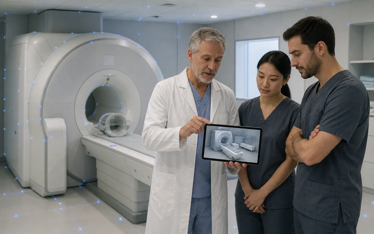Schematic diagram of medical and teaching solutions