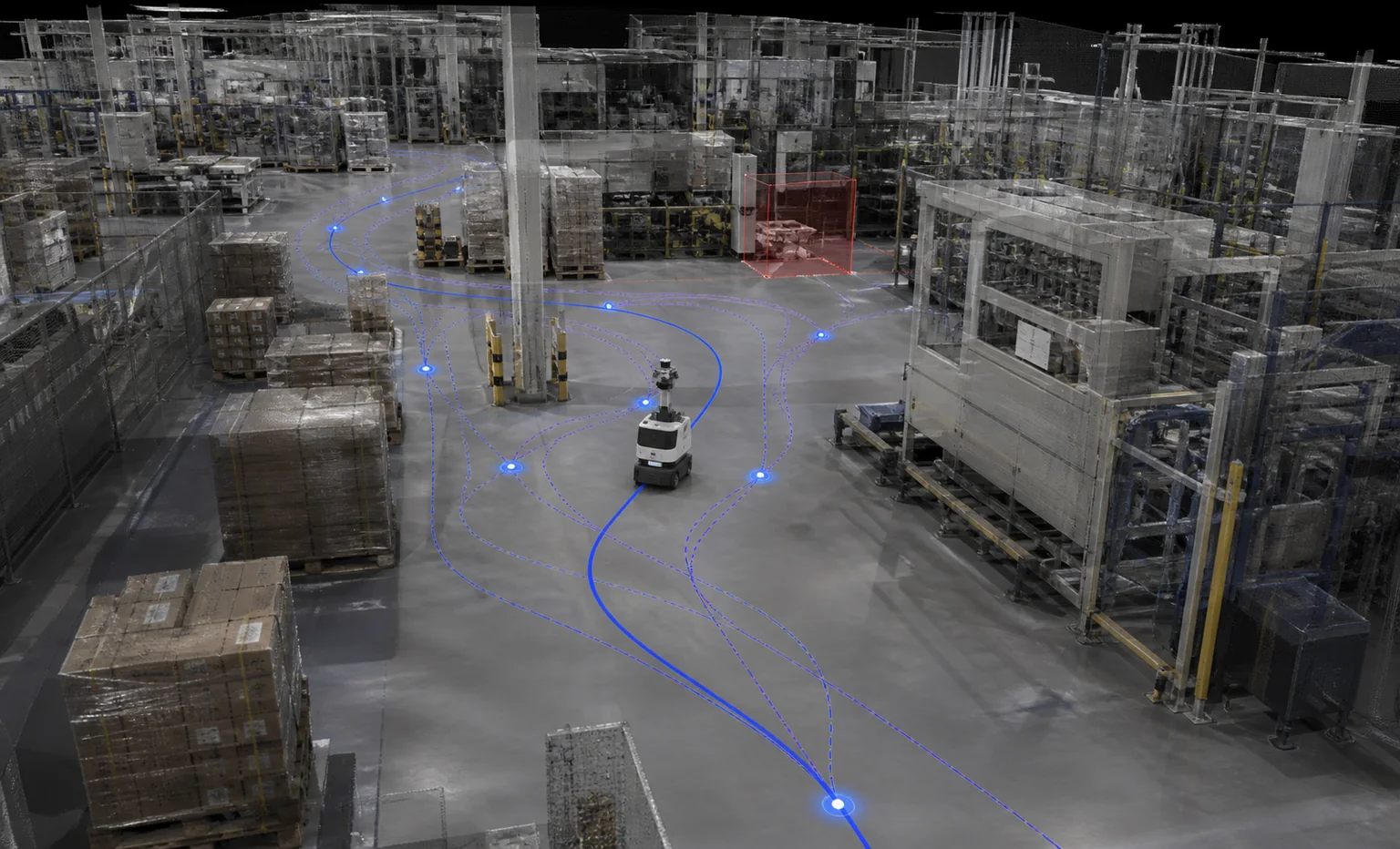 Robot mission route training and verification